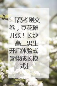 高考刚交卷，豆花摊开张！长沙一高三男生开启体验式暑假成长模式