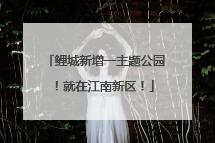 鲤城新增一主题公园！就在江南新区！
