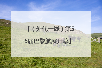 （外代一线）第55届巴黎航展开幕