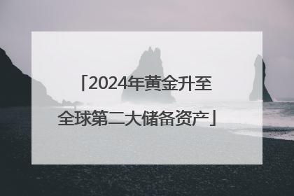 2024年黄金升至全球第二大储备资产
