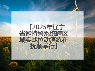 2025年辽宁省巡特警系统跨区域实战拉动演练在抚顺举行