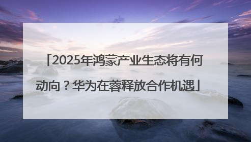 2025年鸿蒙产业生态将有何动向？华为在蓉释放合作机遇