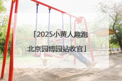2025小黄人趣跑北京园博园站收官