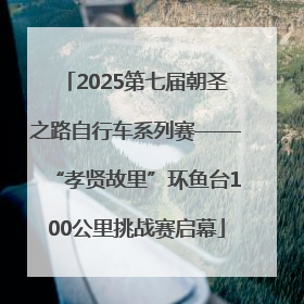 2025第七届朝圣之路自行车系列赛——“孝贤故里”环鱼台100公里挑战赛启幕